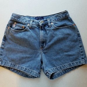 Guess vintage jean denim mom shorts sz 30 nice